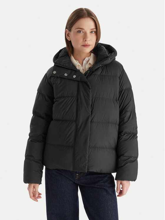 Tommy Hilfiger Kurtka puchowa WW0WW45739 Czarny Regular Fit