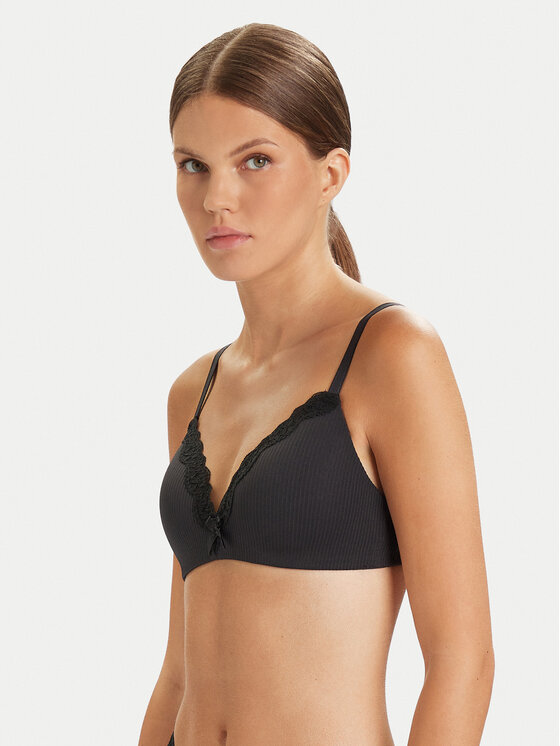 Hunkemöller Biustonosz bezfiszbinowy Lola 196413 Czarny