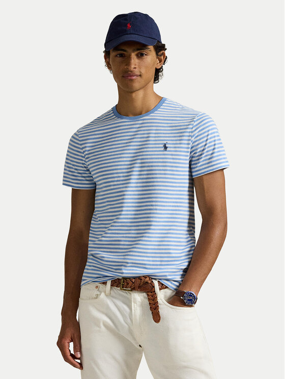Polo Ralph Lauren T-Shirt 710956828007 Niebieski Regular Fit