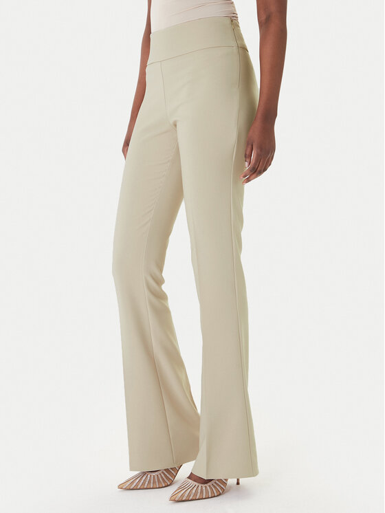 Rinascimento Spodnie materiałowe CFC0127876003 Beżowy Slim Fit