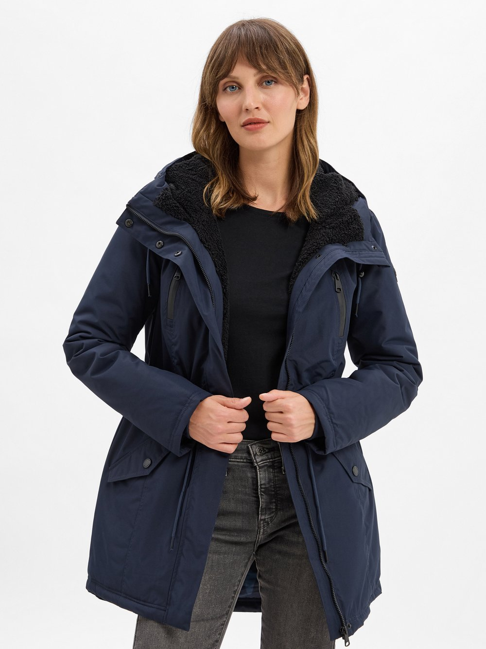 Ragwear Parka damska - Elsien Kobiety niebieski, XL