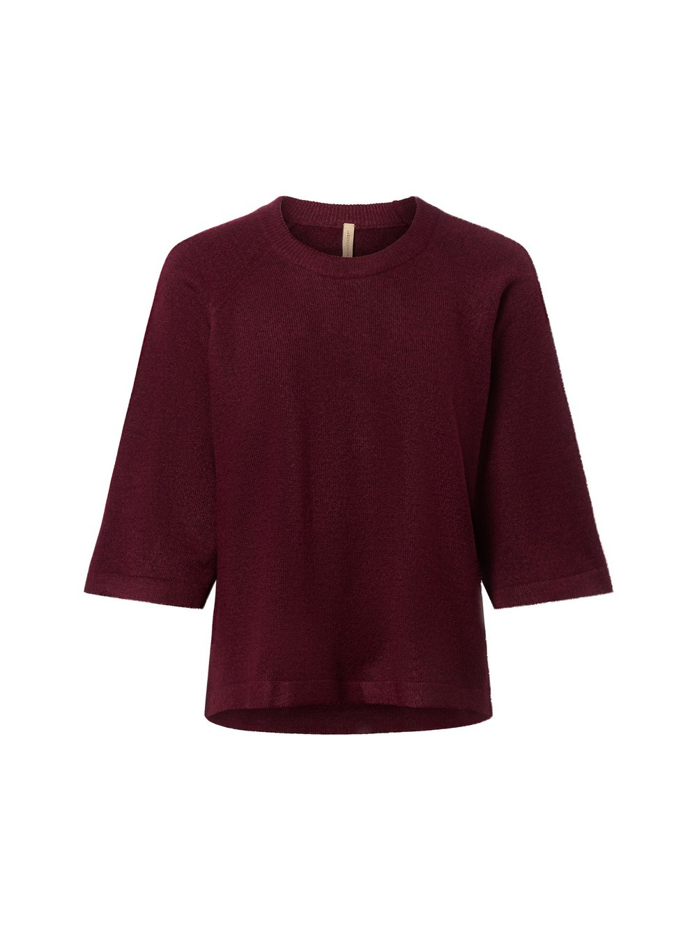 soyaconcept® Sweter damski z dzianiny - Orelan Kobiety drobna dzianina czerwony, S