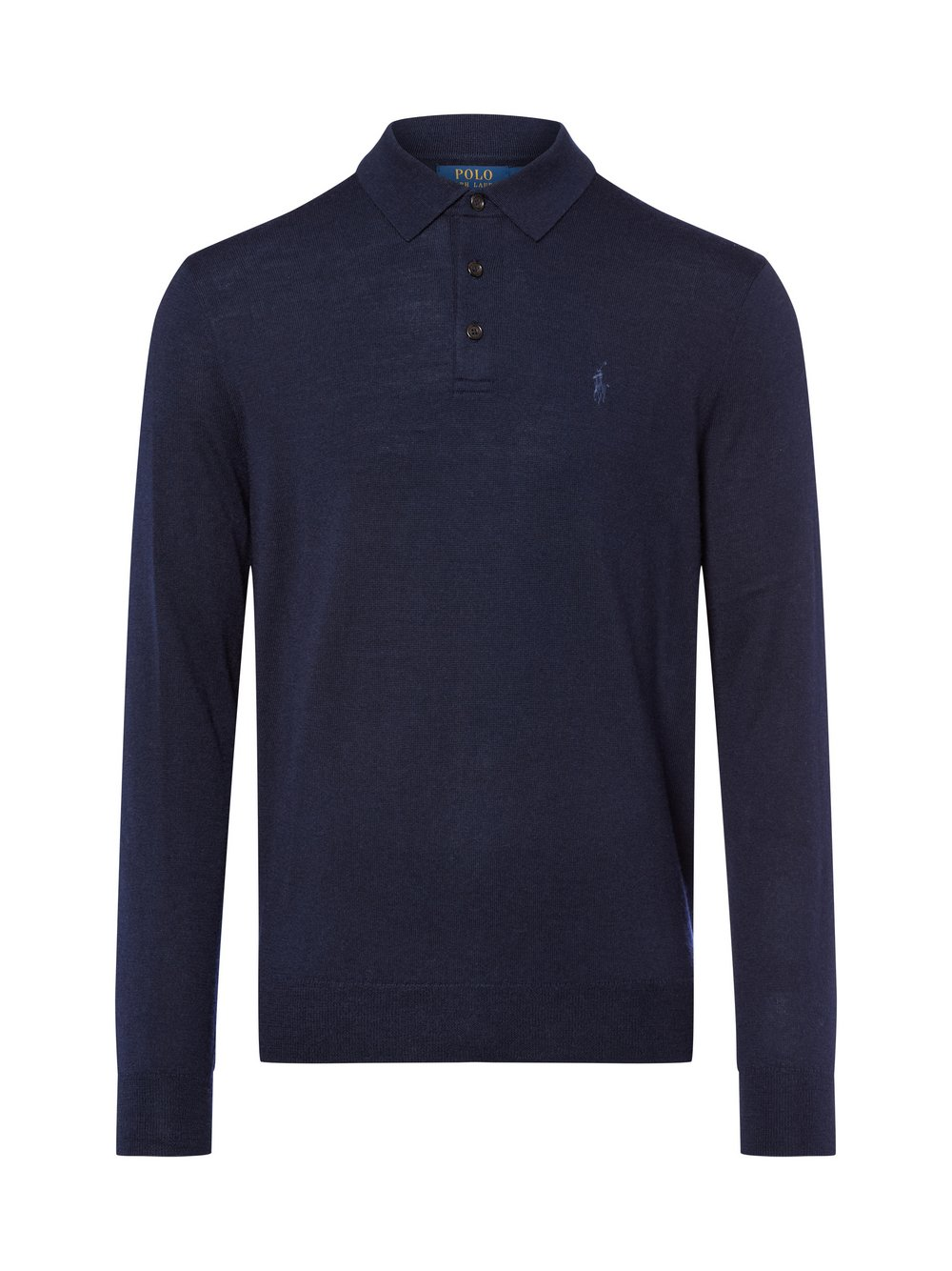 Polo Ralph Lauren Męska koszulka polo z dzianiny Mężczyźni Wełna niebieski, XXL
