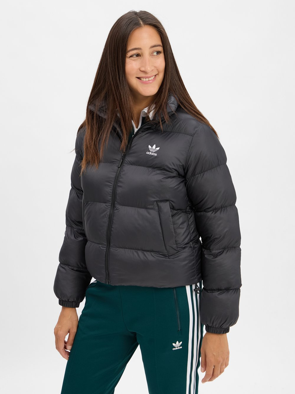 adidas Originals Damska kurtka pikowana Kobiety czarny, M