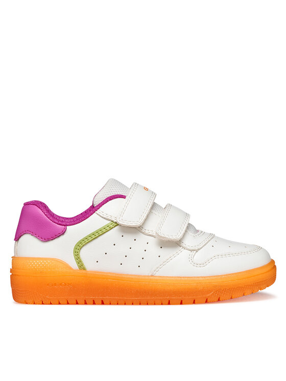 Geox Sneakersy J Washiba Girl J45HXB 0003W C0422 S Biały