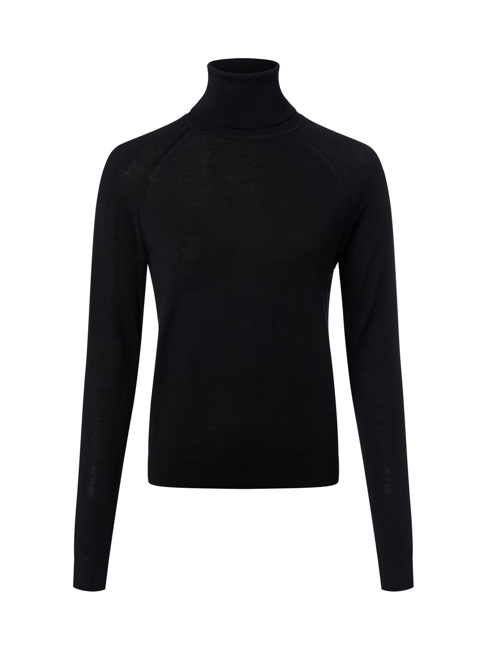 BOSS Sweter damski z golfem - Frizani Kobiety drobna dzianina czarny, S