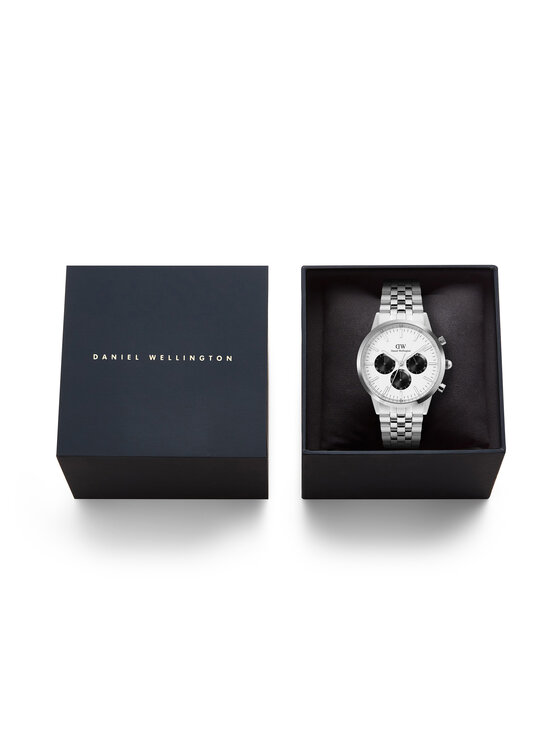 Daniel Wellington Zegarek Iconic Chronograph DW00100872 Srebrny