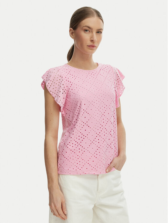 Vero Moda Bluzka Tassa 10286067 Różowy Loose Fit