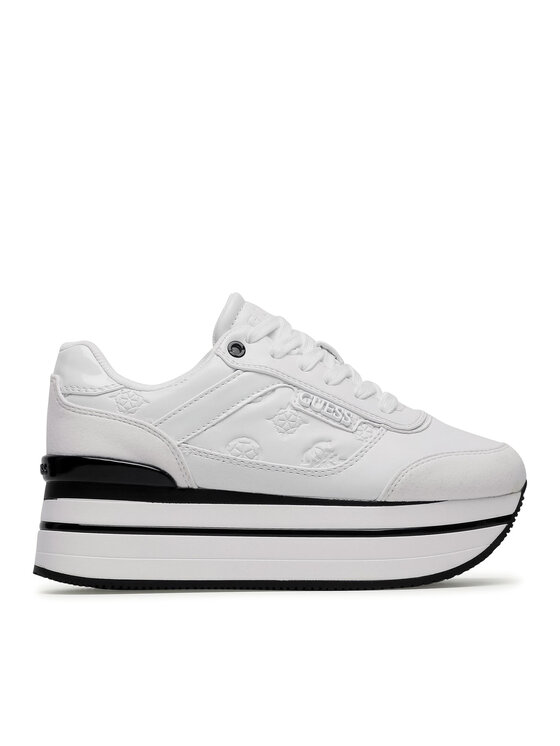 Guess Sneakersy Hansin FL5HNS PEL12 Biały