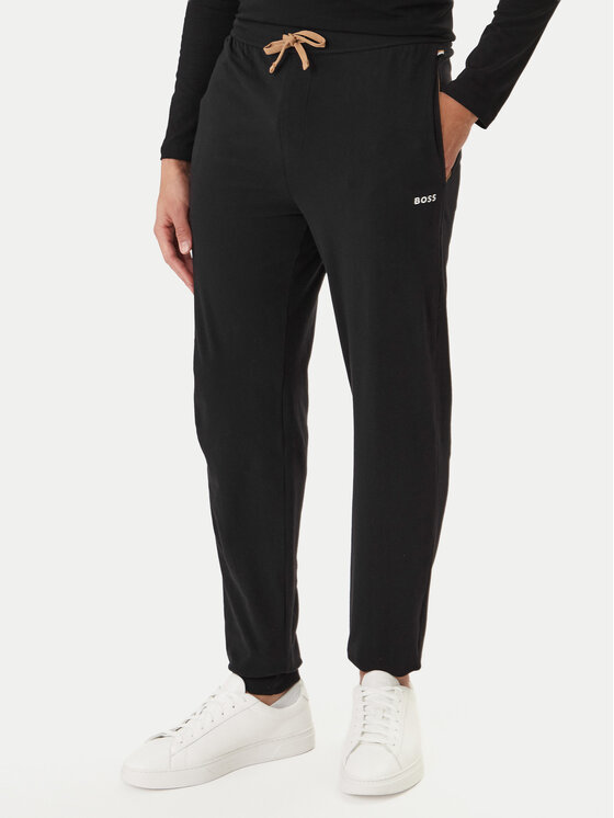 BOSS Spodnie dresowe Mix&Match 50515305 Czarny Regular Fit