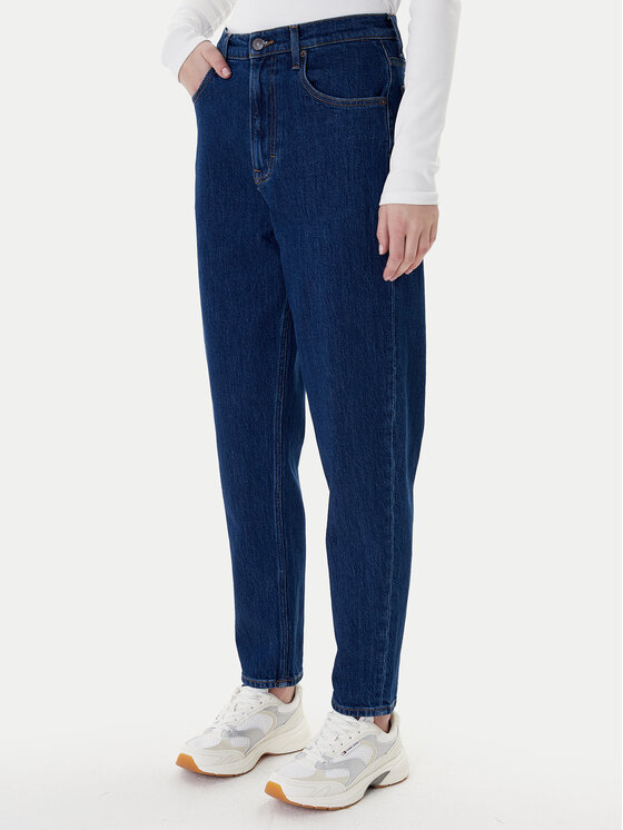 Tommy Jeans Jeansy DW0DW22446 Niebieski Mom Fit