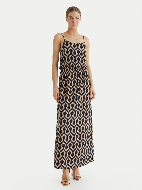 ONLY Sukienka letnia Nova 15222217 Czarny Regular Fit