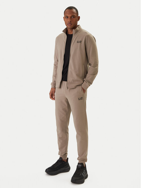 EA7 Emporio Armani Dres 8NPV60 PJVRZ Beżowy Regular Fit