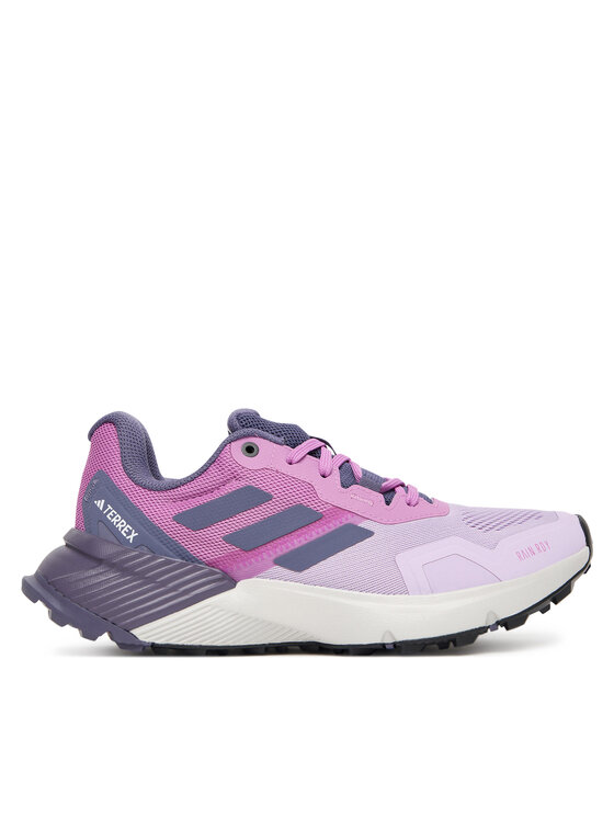 adidas Buty do biegania Terrex Soulstride RAIN.RDY Trail JR7070 Fioletowy