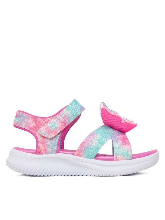 Skechers Sandały Jumpsters Sandal - Butterfly Brites 303109L/PKMT Różowy