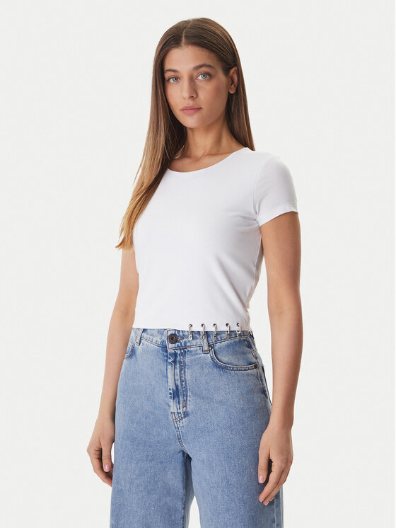 Guess T-Shirt W6GP11 K2933 Biały Regular Fit