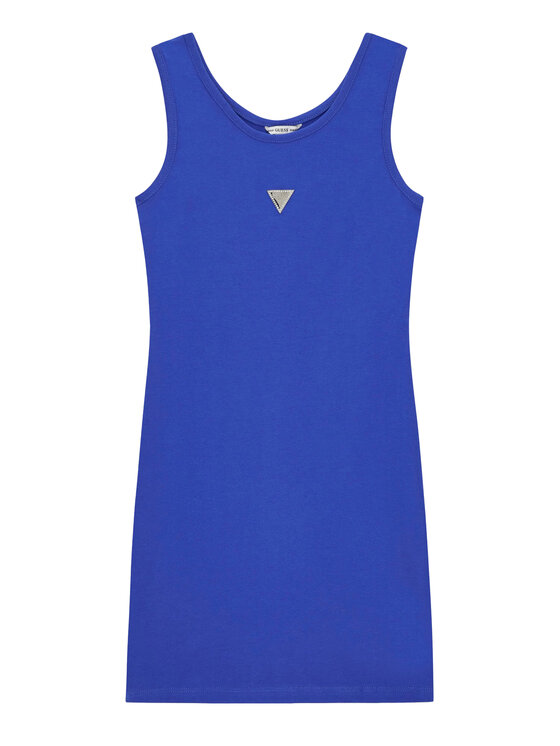 Guess Sukienka codzienna J6GK30 J1314 Niebieski Slim Fit