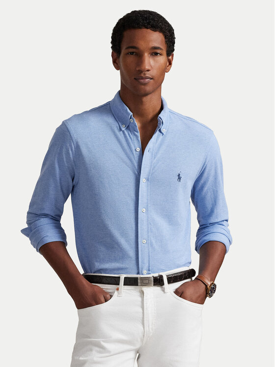 Polo Ralph Lauren Koszula 710654408154 Niebieski Regular Fit