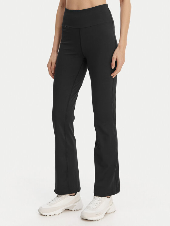 Calvin Klein Performance Legginsy Icon LVGWS6L648 Czarny Flare Fit