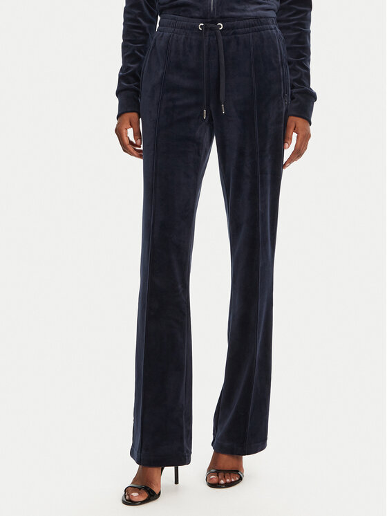 Juicy Couture Spodnie dresowe Tina JCAPW045 Granatowy Regular Fit