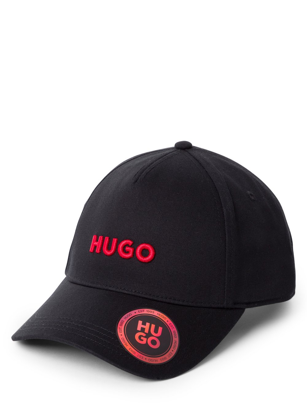 HUGO Męska czapka z daszkiem - Jude Mężczyźni Bawełna czarny, ONE SIZE