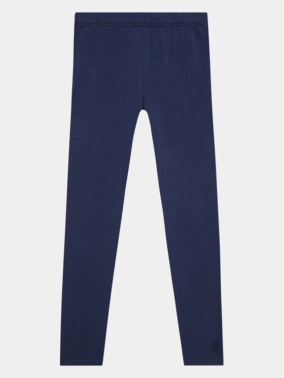 United Colors Of Benetton Legginsy 3MT1CF02G Granatowy Slim Fit