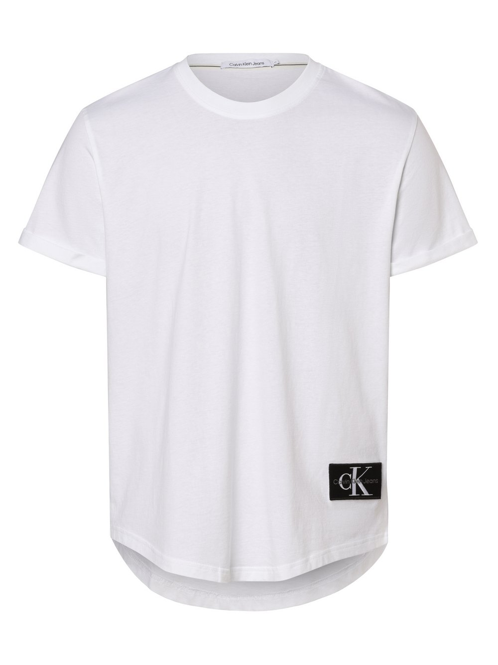 Calvin Klein Jeans T-shirt męski Mężczyźni Bawełna biały, S