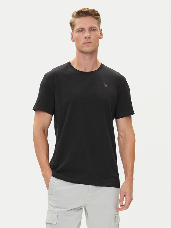G-Star Raw T-Shirt Base-S D16411-336-6484 Czarny Regular Fit