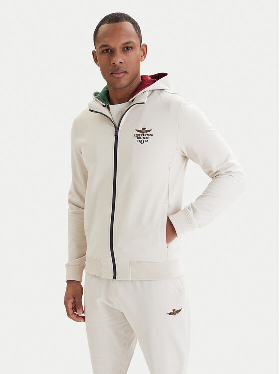 Aeronautica Militare Bluza 261FE2097UF00674 Beżowy Regular Fit
