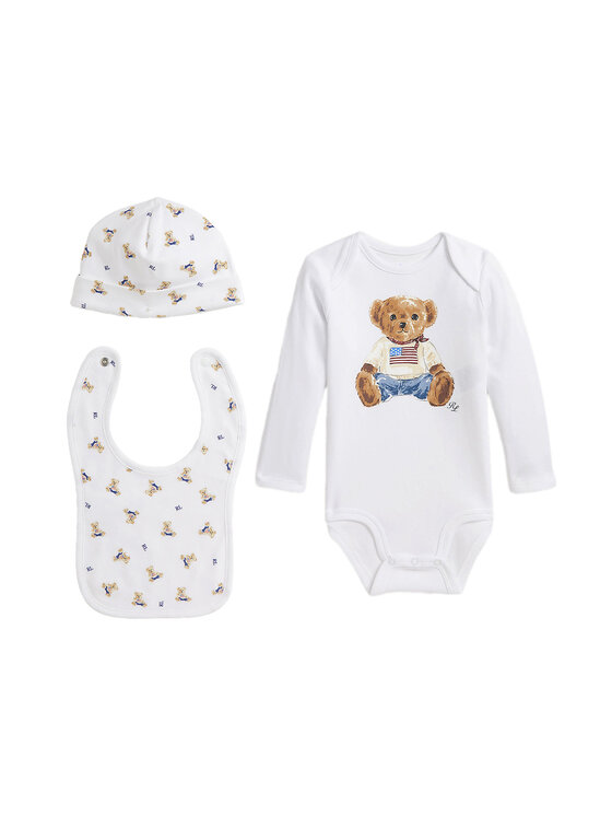 Polo Ralph Lauren Komplet dziecięcy 320P00760001 Biały