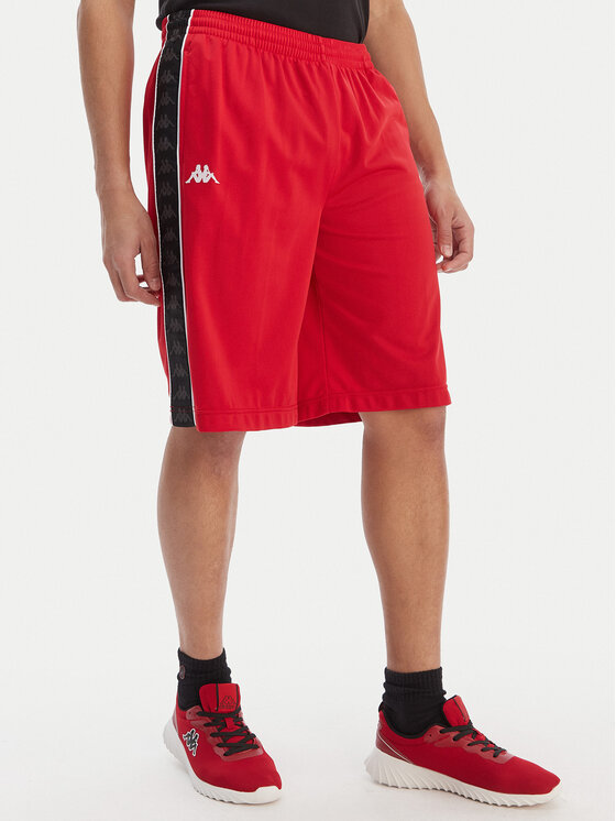 Kappa Szorty sportowe Banda Treadwellz 304KQ20 Czerwony Regular Fit