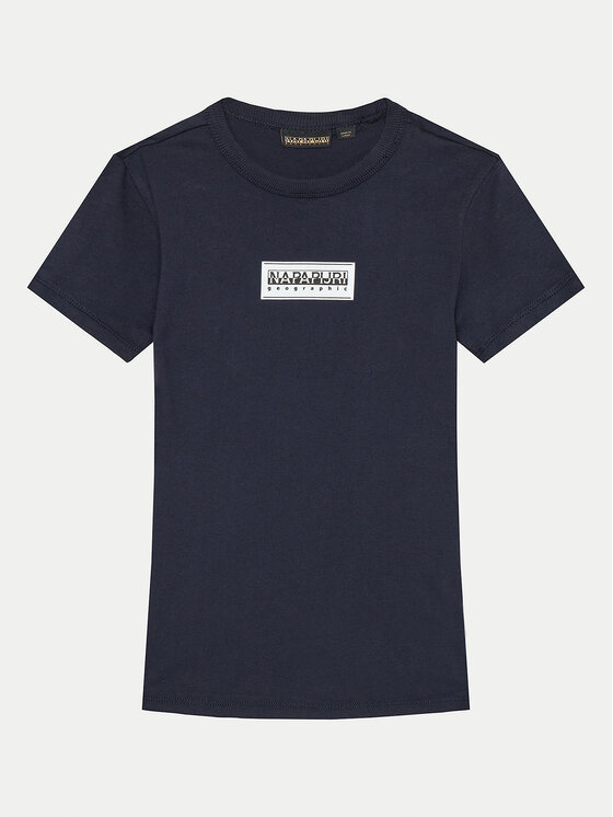 Napapijri T-Shirt Chamois NP0A4HYL D Granatowy Regular Fit