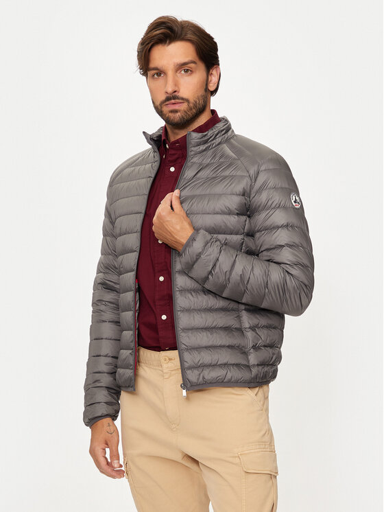 Jott Kurtka puchowa Mat P000MDOW02 Szary Slim Fit