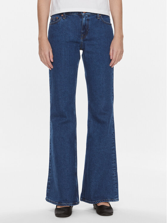 Tommy Jeans Jeansy Sophie DW0DW17183 Niebieski Flare Fit