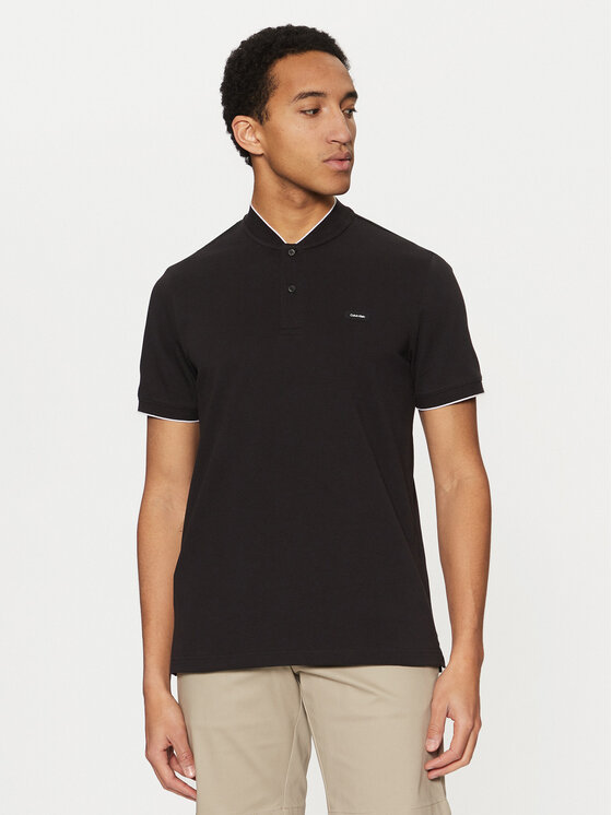 Calvin Klein Polo K10K114139 Czarny Regular Fit