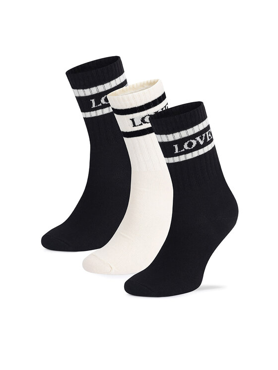 Fila Skarpety długie F3608-AW24 (3-pack) Czarny
