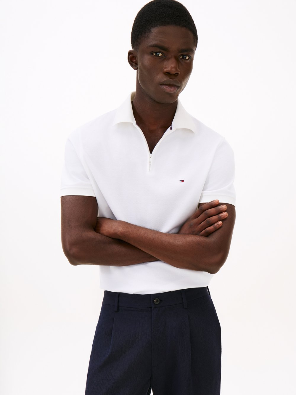 Tommy Hilfiger Męska koszulka polo Mężczyźni biały, XXL