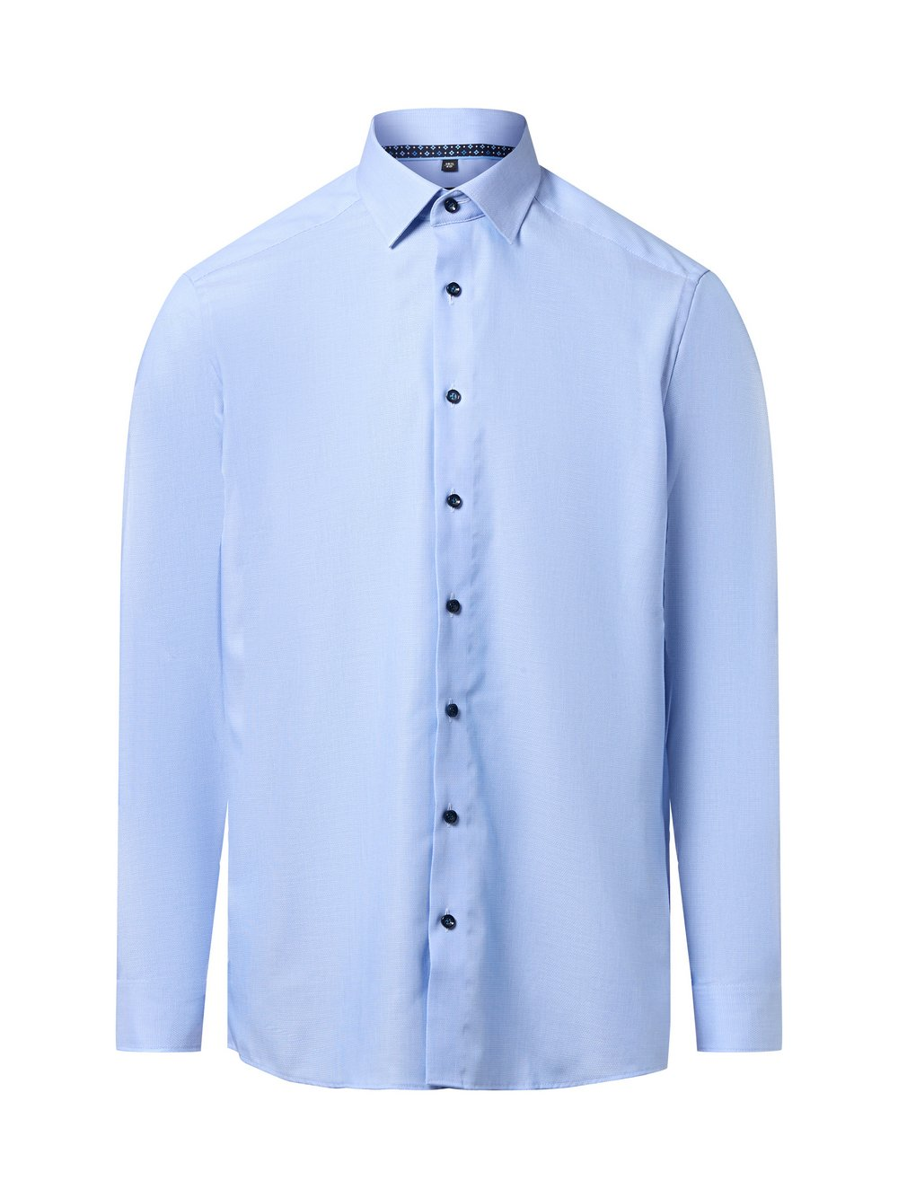 Finshley & Harding Koszula męska - Easy Care Mężczyźni Modern Fit Bawełna niebieski, 42