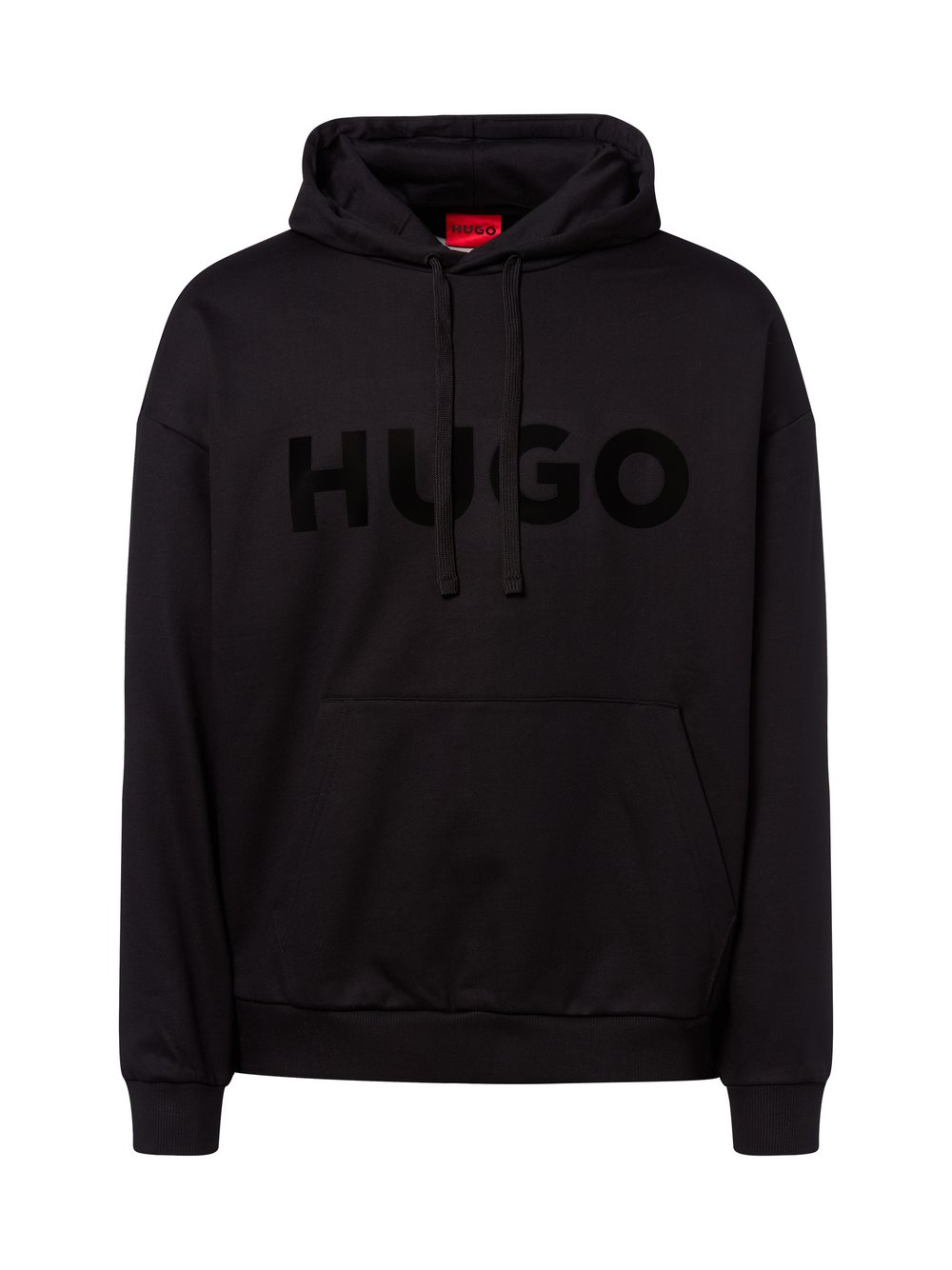 HUGO Męska bluza z kapturem - Ditchle Mężczyźni Bawełna czarny, M