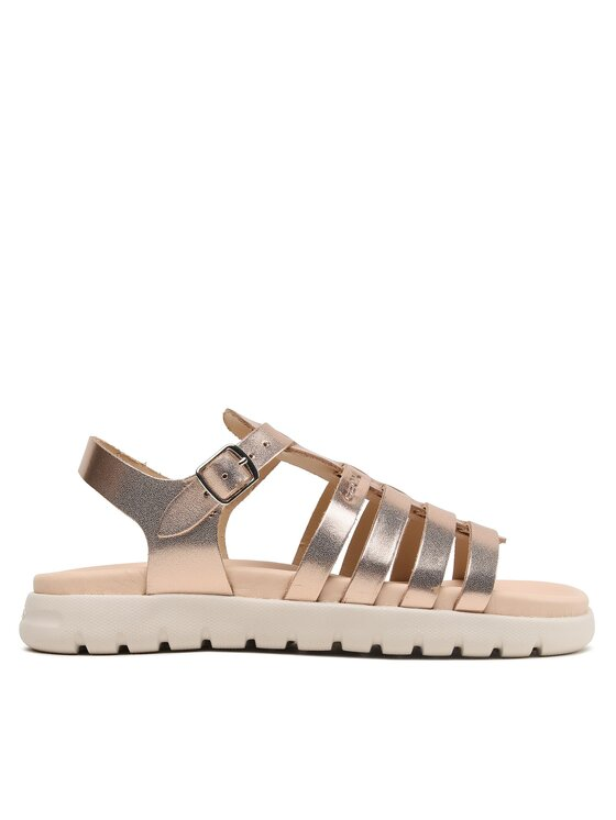 Geox Sandały J Sandal Soleima Gir J35GSB000CFC7018 D Złoty
