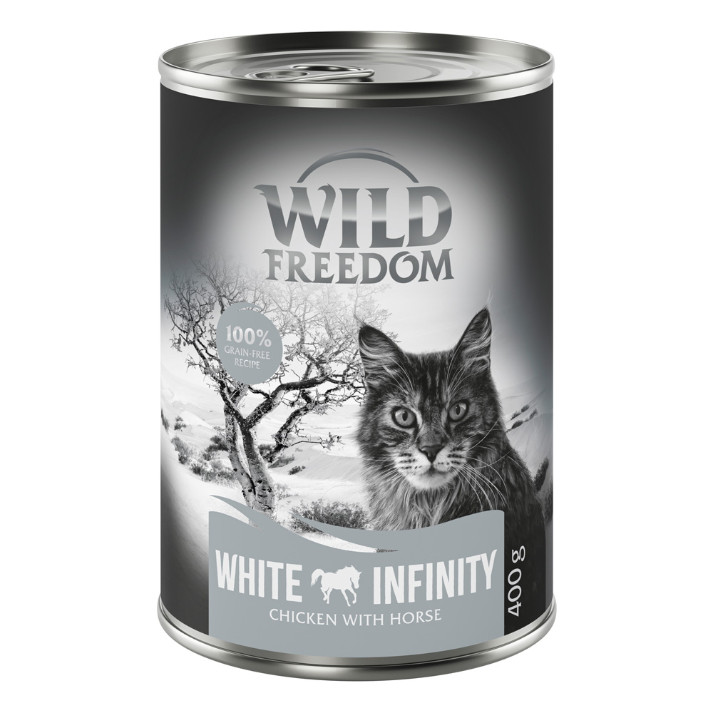 Korzystny pakiet Wild Freedom Adult, 12 x 400 g - bez zbóż - White Infinity - Konina i kurczak