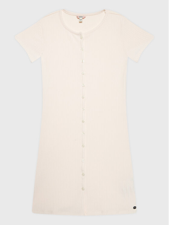 Guess Sukienka codzienna J2RK81 R9UO1 Beżowy Slim Fit