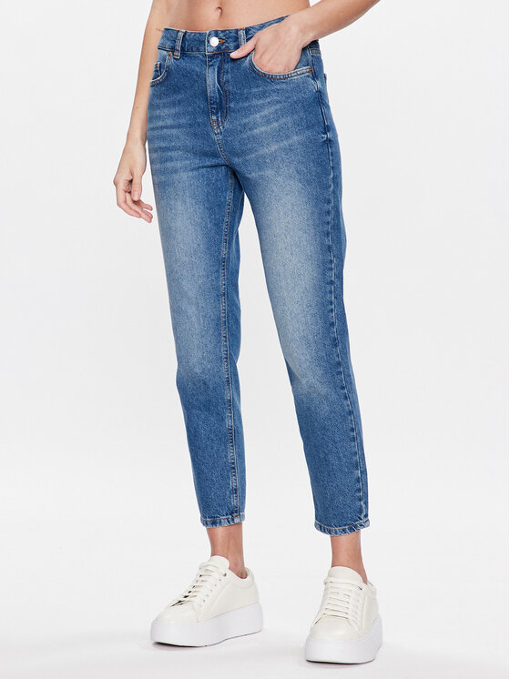 United Colors Of Benetton Jeansy 49BTDF02Z Niebieski Cropped Fit