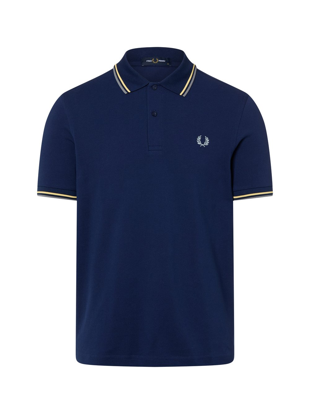 Fred Perry Męska koszulka polo Mężczyźni Bawełna niebieski, M