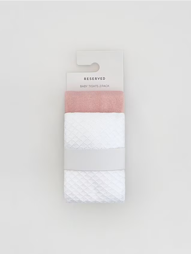 Reserved - Rajstopy 2 pack - wielobarwny