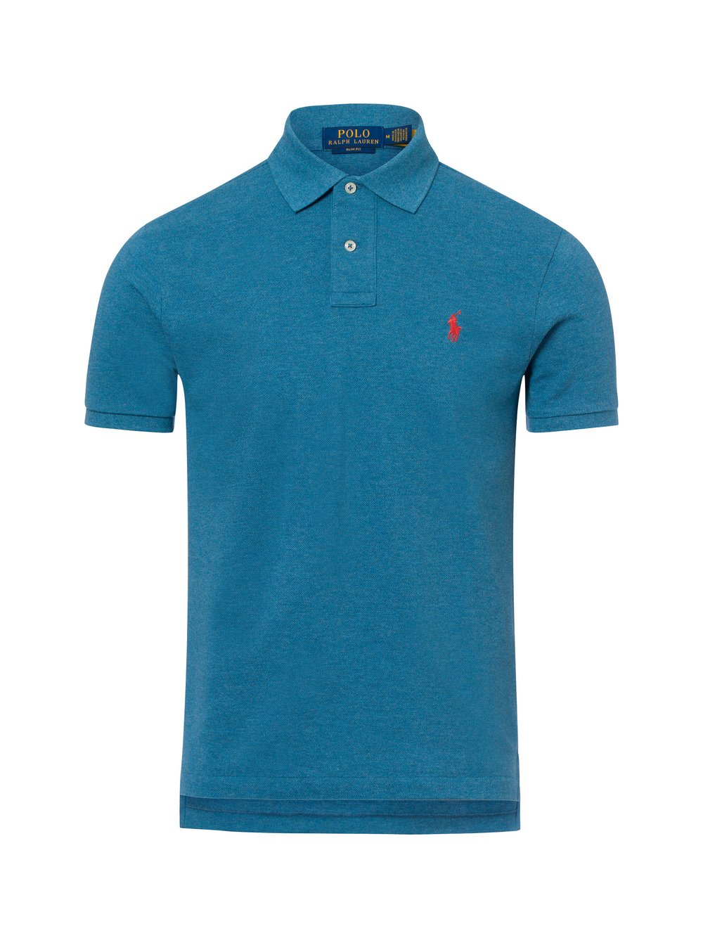 Polo Ralph Lauren Męska koszulka polo Mężczyźni Bawełna niebieski|pomarańczowy, S