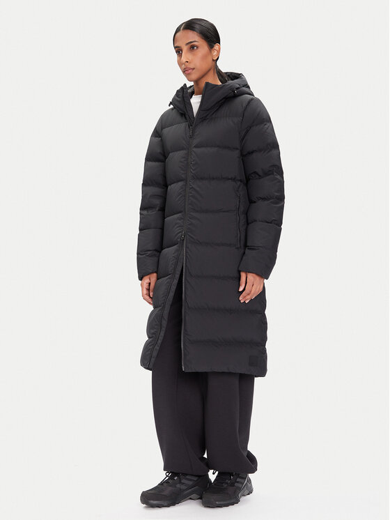 Jack Wolfskin Kurtka puchowa Frozen Palace 1204133 Czarny Regular Fit