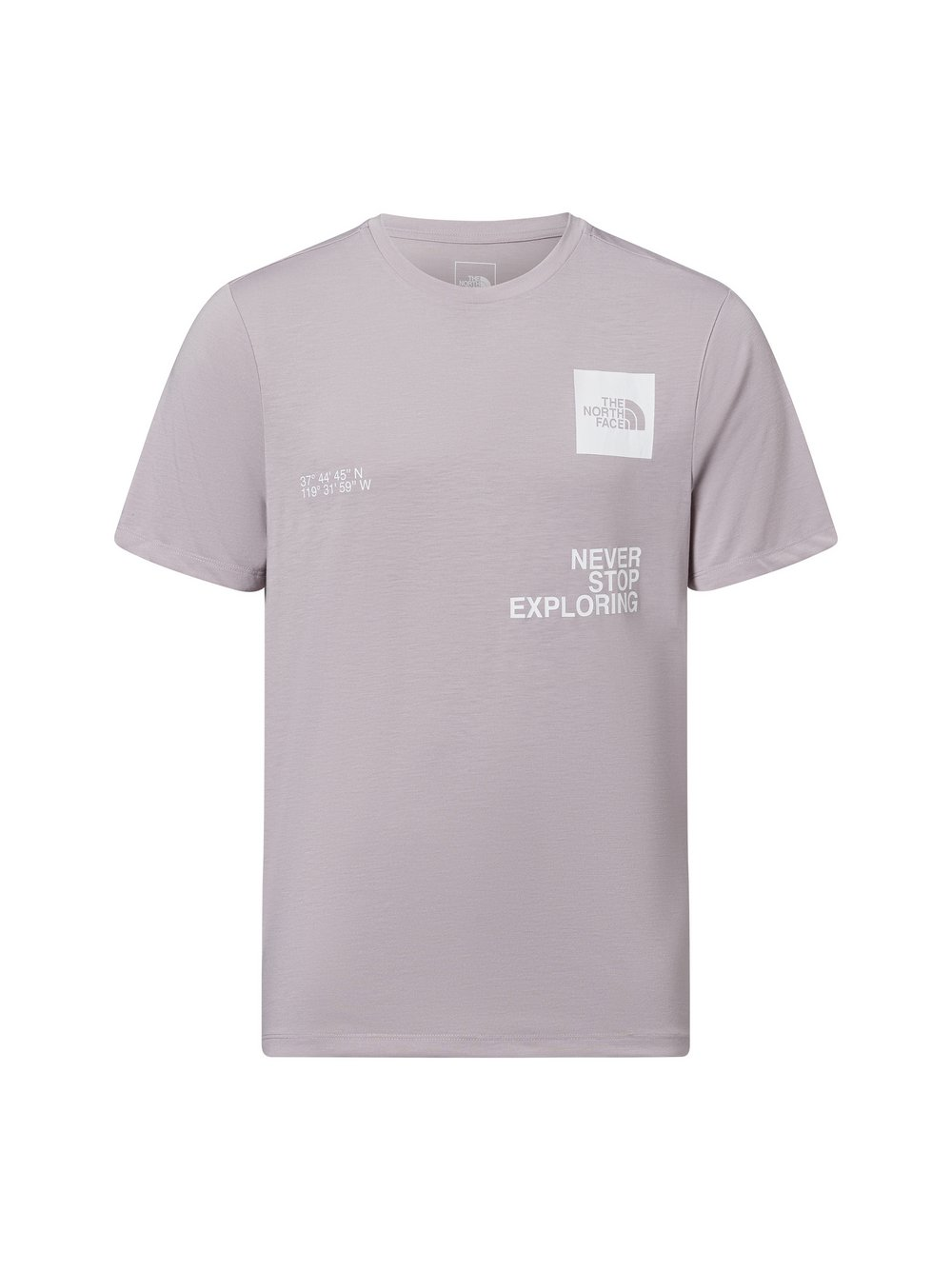 The North Face Koszulka męska Mężczyźni Sztuczne włókno szary|biały, M