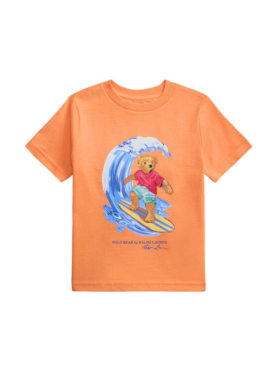 Polo Ralph Lauren T-Shirt 322B13589001 Pomarańczowy Regular Fit