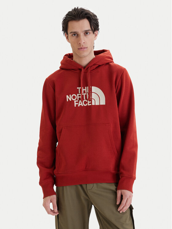 The North Face Bluza Drew Peak NF0A89EM Czerwony ciemny Regular Fit